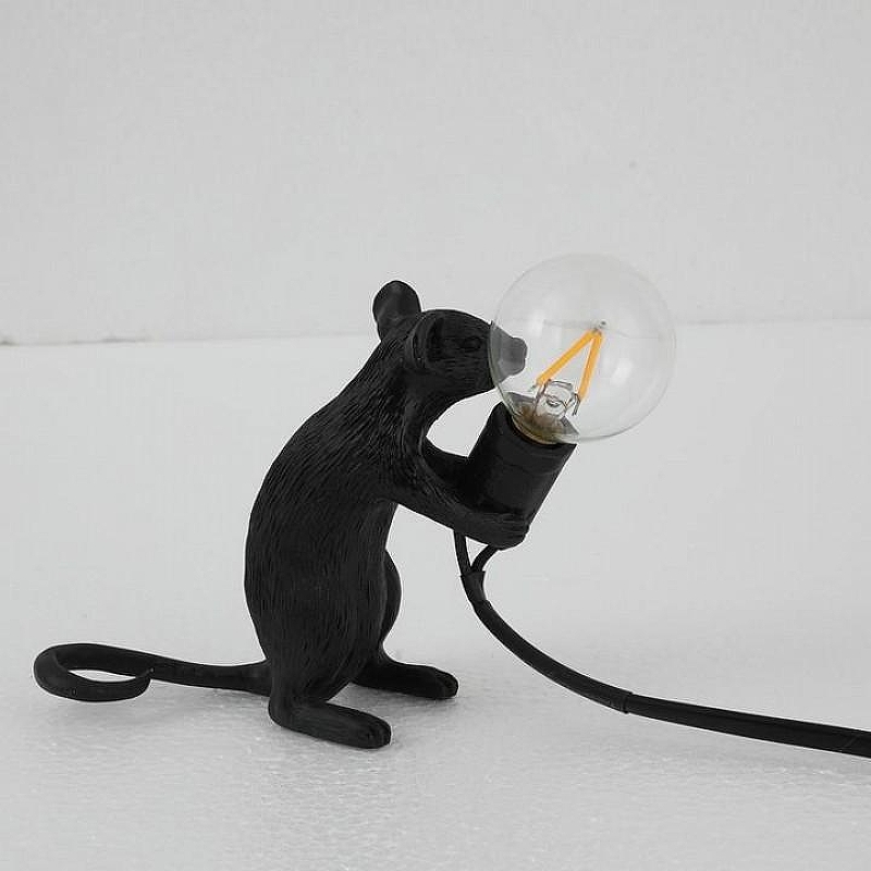 Настольная лампа Imperiumloft Seletti Mouse 43.266 цвет Черный