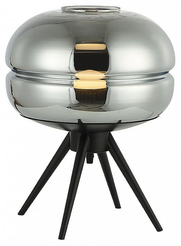 Настольная лампа Kink Light Омер 07706-T,19(16) цвет плафона/подвески Серый, цвет арматуры Черный