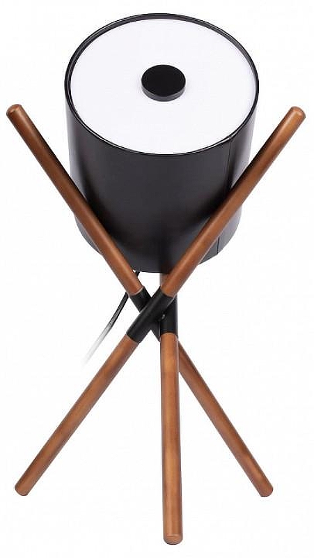 Настольная лампа Loft it Bobbin 10245T Black цвет плафона/подвески Черный, цвет арматуры Коричневый, Черный