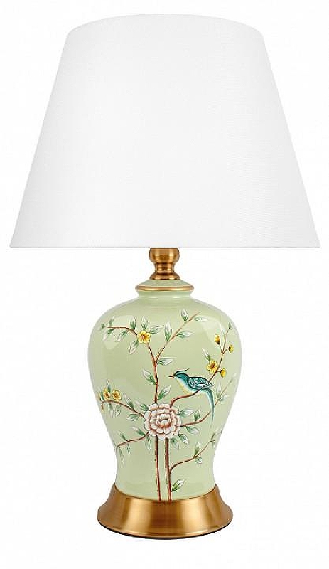 Настольная лампа Loft it Hydrangea 10383T цвет плафона/подвески Белый, цвет арматуры Бронза, Зеленый