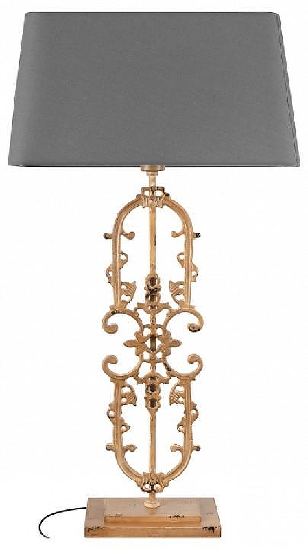 Настольная лампа Loft it Lace 10439T/A цвет плафона/подвески Серый, цвет арматуры Коричневый