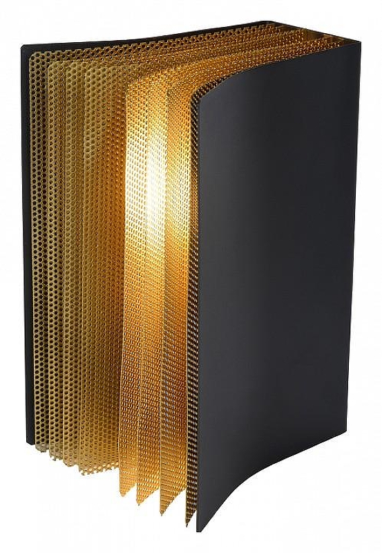Настольная лампа Lucide Extravaganza Livret 78596/01/30 цвет плафона/подвески Золото, Черный, цвет арматуры Черный