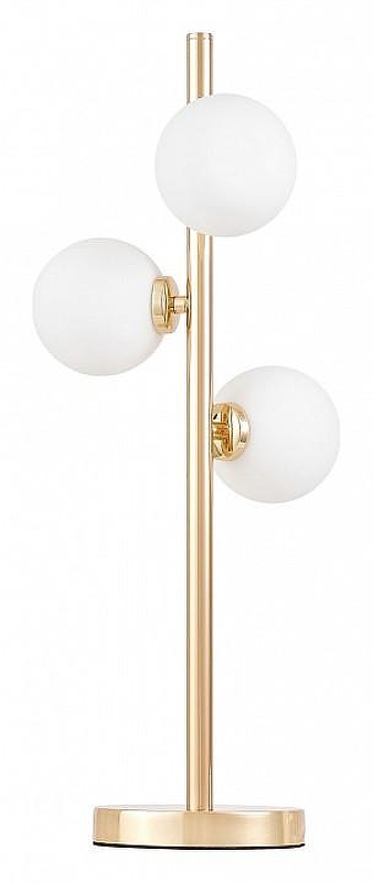 Настольная лампа LUMINA DECO MARSIADA LDT 6033-3 FGD цвет плафона/подвески Белый, цвет арматуры Золото