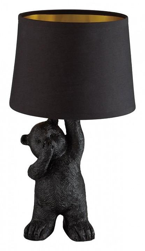 Настольная лампа Lumion Bear 5662/1T цвет плафона/подвески Черный, цвет арматуры Черный