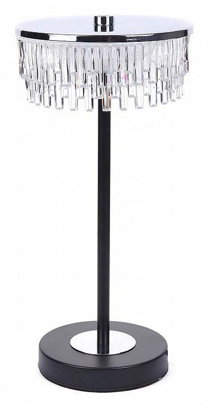 Настольная лампа Lumion Satiana 8204/1TL цвет плафона/подвески Прозрачный, цвет арматуры Серебро, Черный