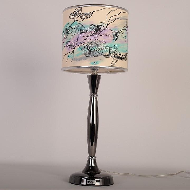 Настольная лампа Manne TL.7734-1BL TL.7734-1BL (абстракция 1) лампа настольная 1л цвет плафона/подвески Разноцветный, цвет арматуры Черный