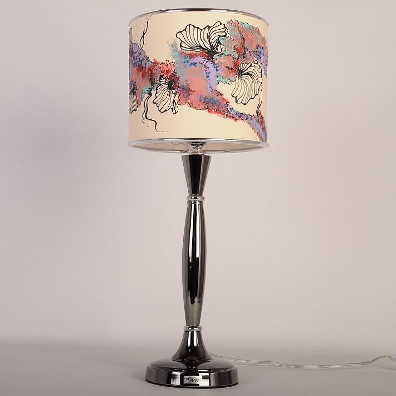 Настольная лампа Manne TL.7734-1BL TL.7734-1BL (морская абстракция) лампа настольная 1л цвет плафона/подвески Разноцветный, цвет арматуры Черный