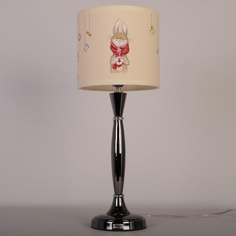 Настольная лампа Manne TL.7734-1BL TL.7734-1BL (заяц с кружкой) лампа настольная 1л цвет плафона/подвески Разноцветный, цвет арматуры Черный