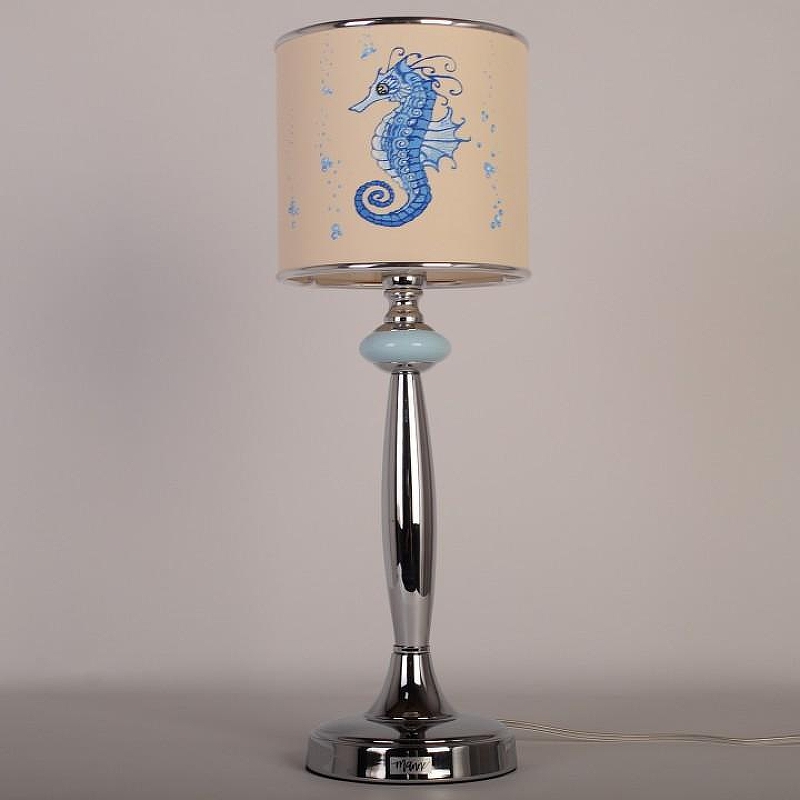 Настольная лампа Manne TL.7737-1BL TL.7737-1BL (конек) настольная лампа 1л цвет плафона/подвески Разноцветный, цвет арматуры Хром