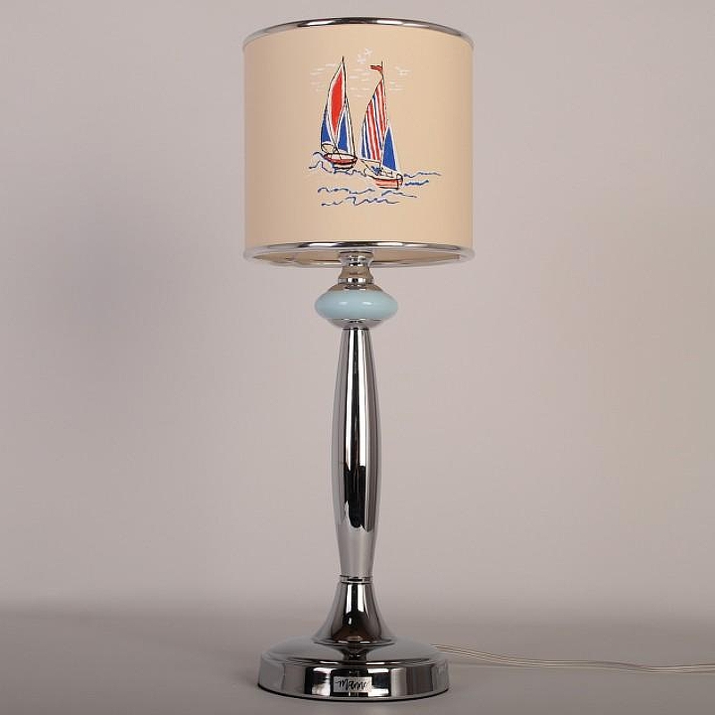 Настольная лампа Manne TL.7737-1BL TL.7737-1BL (корабли) настольная лампа 1л цвет плафона/подвески Разноцветный, цвет арматуры Хром
