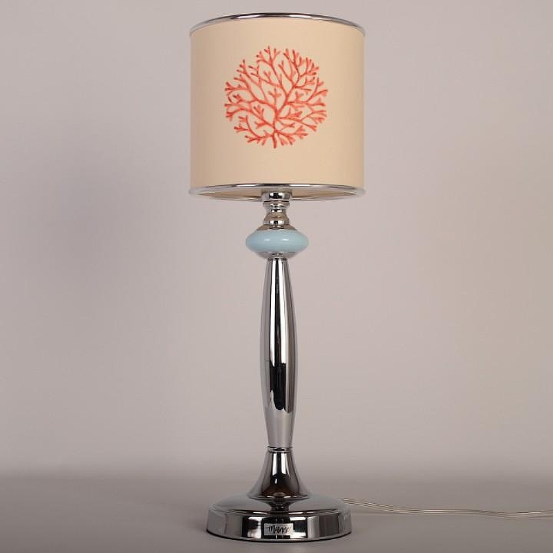 Настольная лампа Manne TL.7737-1BL TL.7737-1BL (коралл) настольная лампа 1л цвет плафона/подвески Разноцветный, цвет арматуры Хром