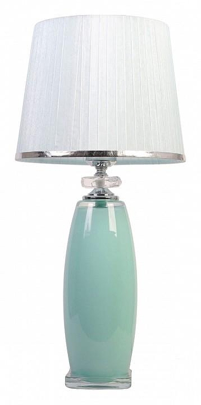 Настольная лампа Manne TL.7815 TL.7815-1 TIFFANI цвет плафона/подвески Зеленый, цвет арматуры Хром
