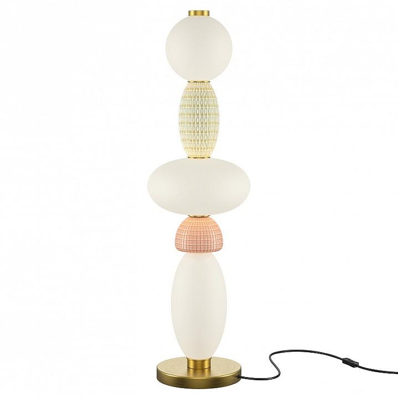 Настольная лампа Maytoni Adore MOD297TL-L24BS3K цвет плафона/подвески Красный, Синий, Зеленый, цвет арматуры Латунь
