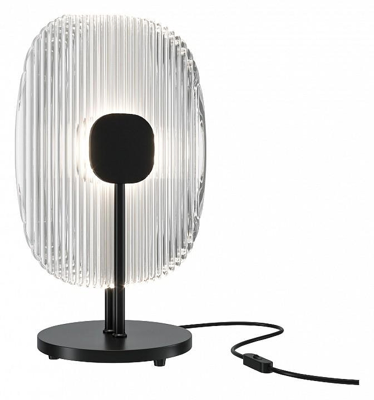 Настольная лампа Maytoni Eclipse MOD152TL-L1BK цвет плафона/подвески Прозрачный, цвет арматуры Черный