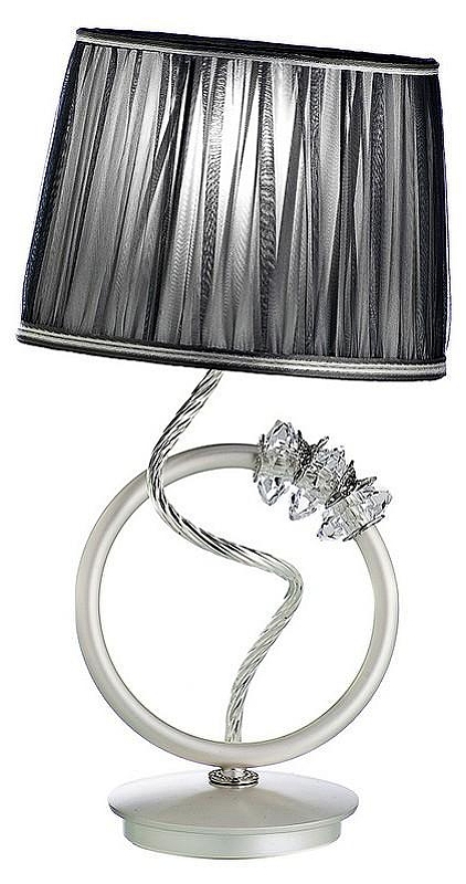 Настольная лампа MM Lampadari Ombrello 6900/L1 V2568 цвет плафона/подвески Черный, цвет арматуры Хром