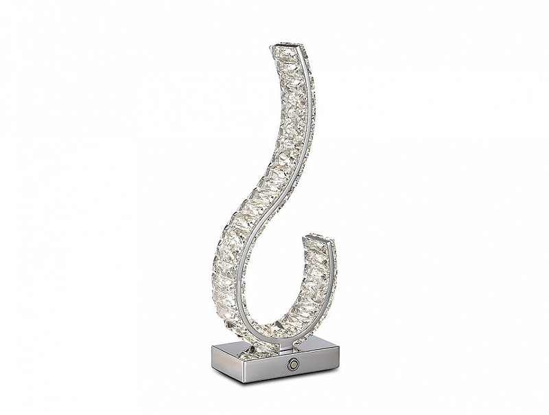Настольная лампа Newport CRYSTAL М0071036 цвет плафона/подвески Прозрачный, Хром, цвет арматуры Хром