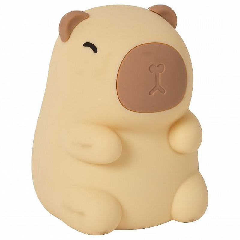 Настольная лампа-ночник Lucide Pincha Capybara 54500/01/38 цвет плафона/подвески , цвет арматуры Бежевый