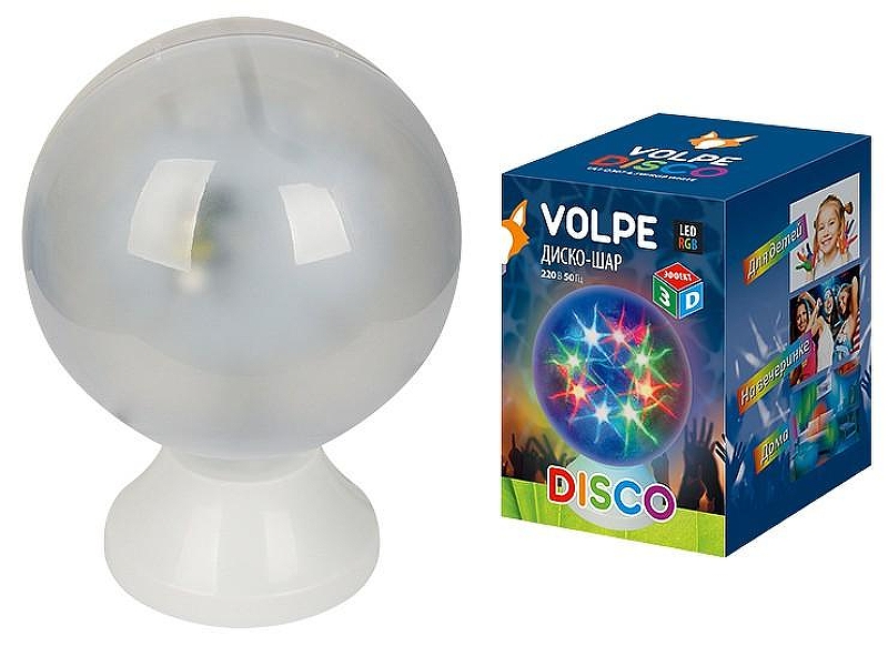 Настольная лампа-ночник Volpe ULI-Q307 UL-00001530 цвет плафона/подвески Белый, цвет арматуры Белый