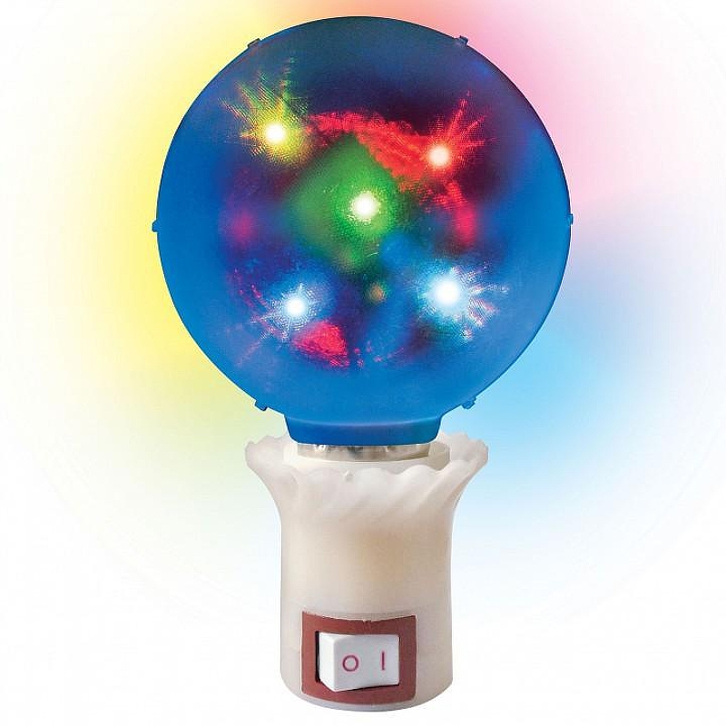 Настольная лампа-ночник Volpe ULI-Q309 UL-00002762 цвет плафона/подвески Прозрачный, цвет арматуры Белый