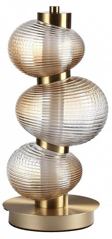 Настольная лампа Odeon Light Bruco 5095/12TL цвет плафона/подвески Оранжевый, цвет арматуры Латунь