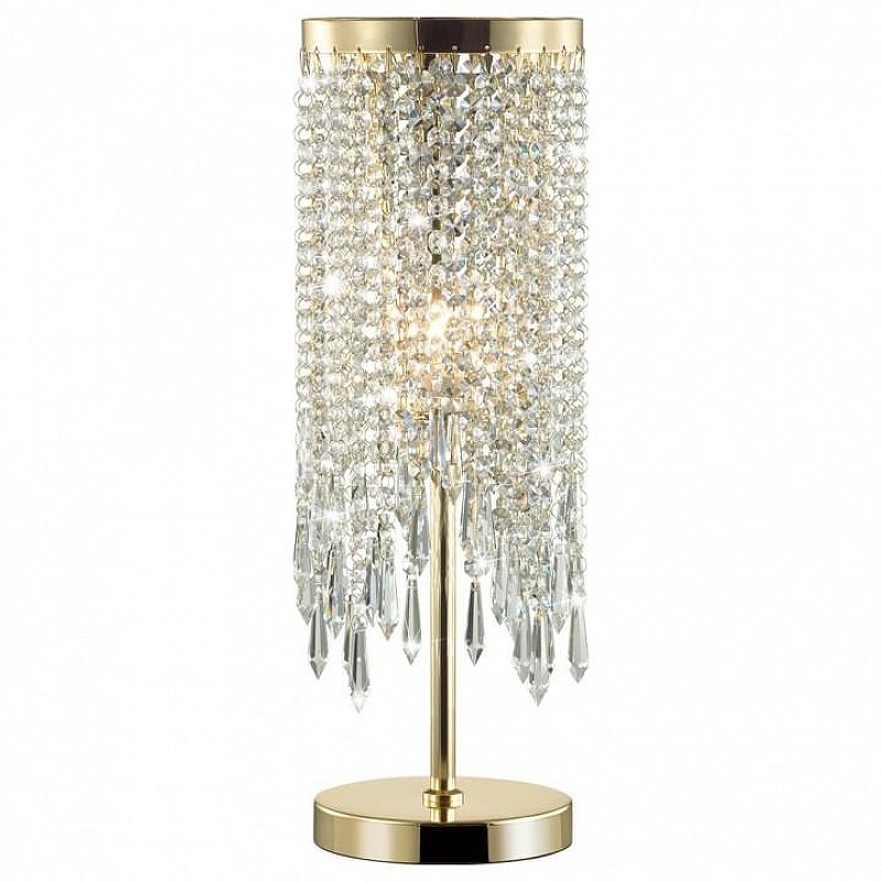 Настольная лампа Odeon Light Chokka 5028/1T цвет плафона/подвески Прозрачный, цвет арматуры Золото