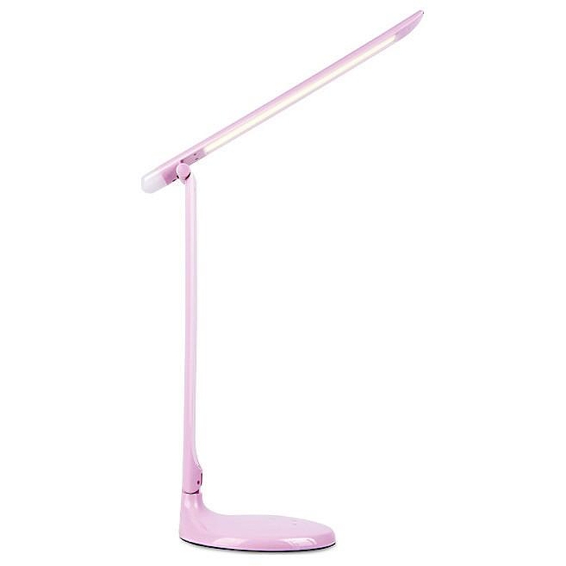 Настольная лампа офисная Ambrella Light DE DE551 цвет плафона/подвески Розовый, цвет арматуры Розовый