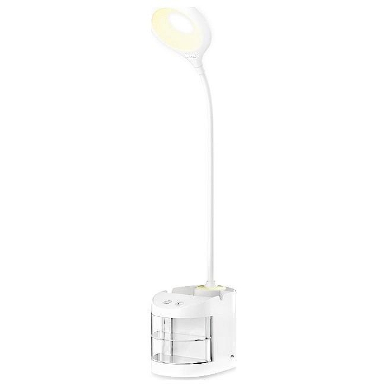 Настольная лампа офисная Ambrella Light DE DE561 цвет плафона/подвески Белый, цвет арматуры Белый