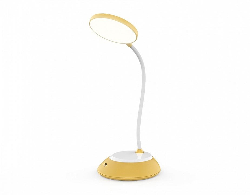 Настольная лампа офисная Ambrella Light DE DE602 цвет плафона/подвески Желтый, цвет арматуры Белый, Желтый