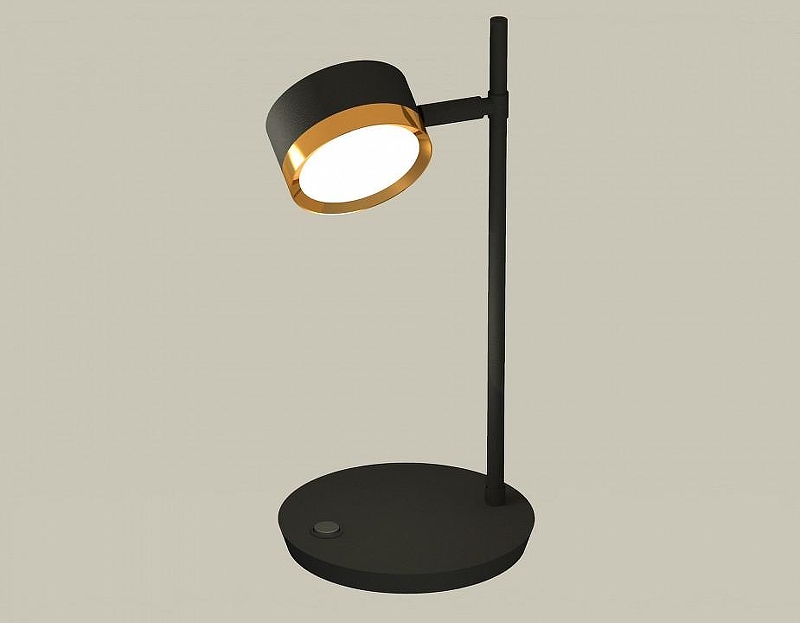 Настольная лампа офисная Ambrella Light XB XB9802152 цвет плафона/подвески Золото, цвет арматуры Черный