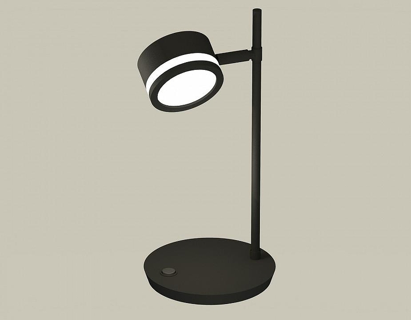 Настольная лампа офисная Ambrella Light XB XB9802200 цвет плафона/подвески Белый, Черный, цвет арматуры Черный