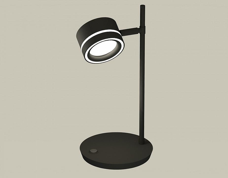 Настольная лампа офисная Ambrella Light XB XB9802201 цвет плафона/подвески Белый, Черный, цвет арматуры Черный