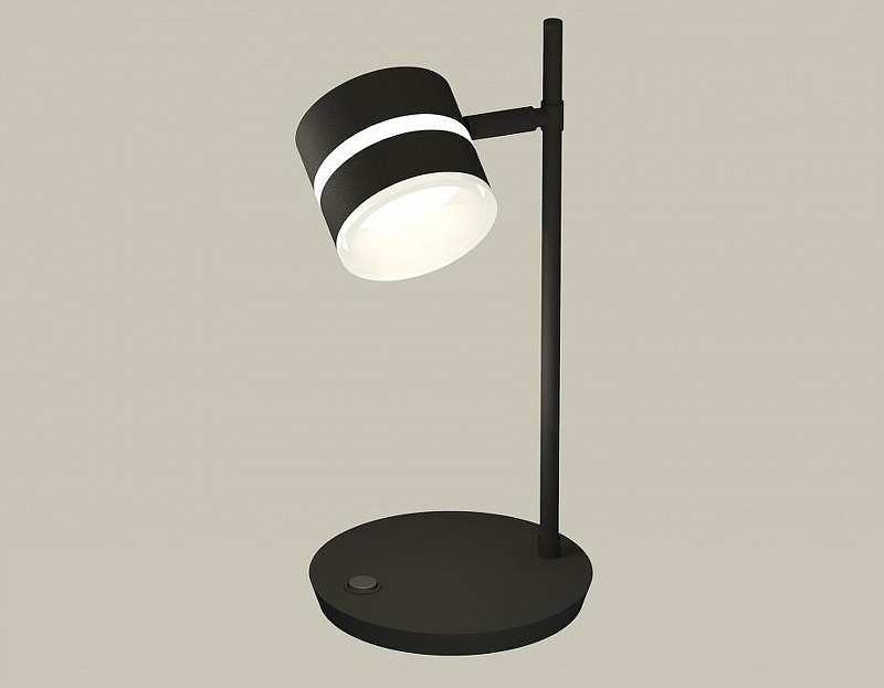 Настольная лампа офисная Ambrella Light XB XB9802202 цвет плафона/подвески Белый, Черный, цвет арматуры Черный