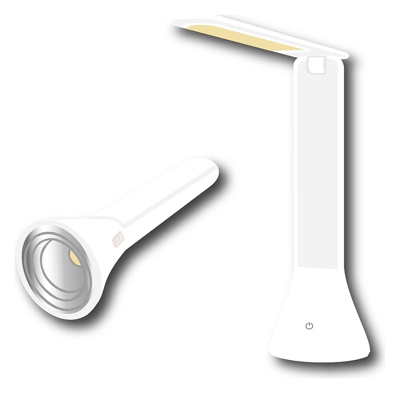 Настольная лампа офисная Farlight FAR002267 цвет плафона/подвески , цвет арматуры Белый