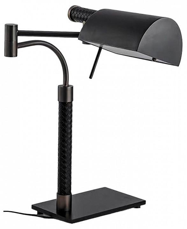 Настольная лампа офисная Kink Light Джиона 07718-T,19 цвет плафона/подвески Черный, цвет арматуры Черный