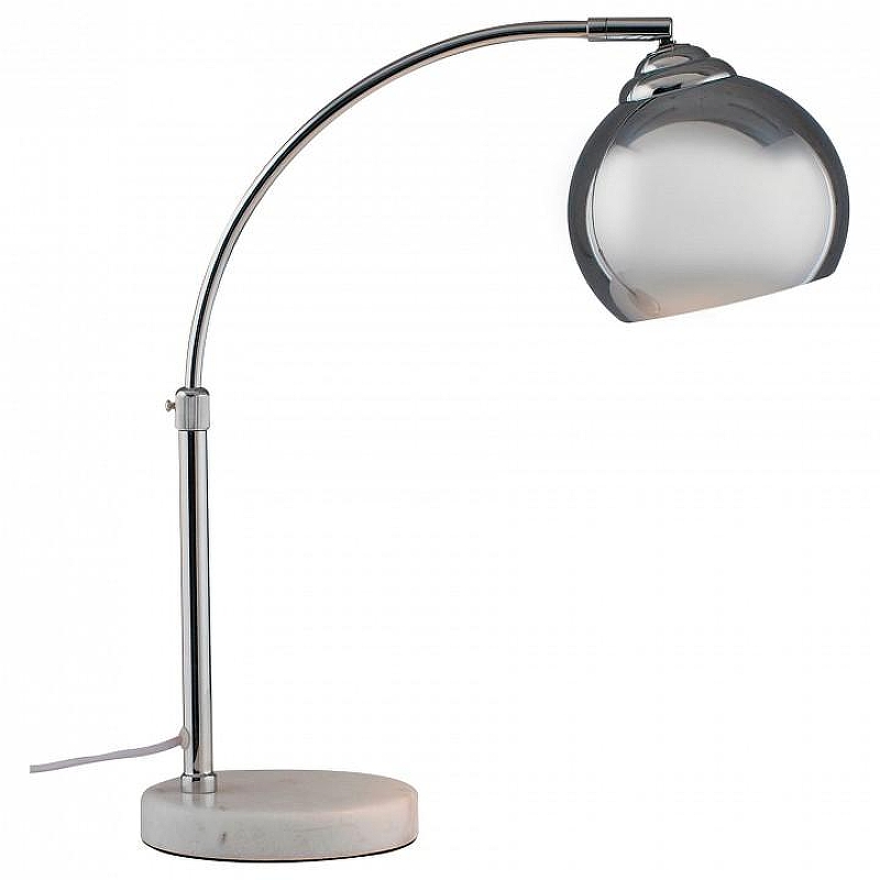 Настольная лампа офисная Moderli Arco V11339-1T цвет плафона/подвески Хром, цвет арматуры Белый, Хром