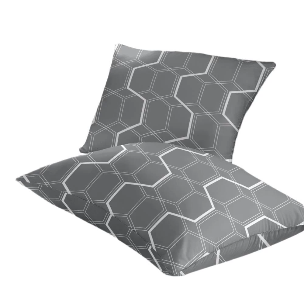 Наволочка 70х70 бязь серая MiaСона Polo Grey (2 шт.)