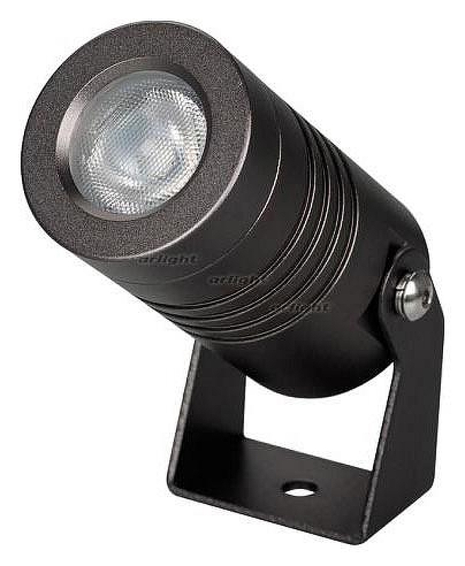 Наземный прожектор Arlight KT-RAY-COLOR-R42-6W RGB (DG, 25 deg, 12V) 028916 цвет плафона/подвески Черный, цвет арматуры Черный