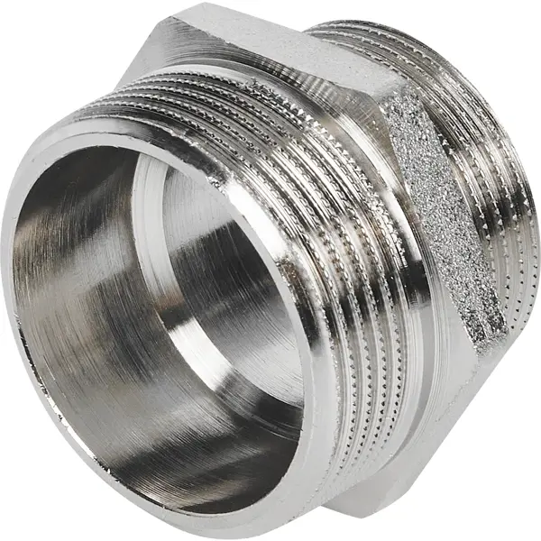 Ниппель переходной Stout 1 1/2"x1 1/4" НР мм латунь SFT-0004-112114