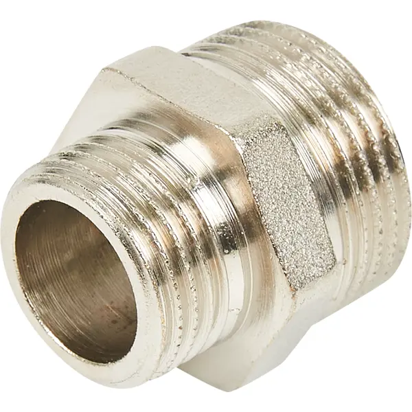 Ниппель переходной Stout 3/4"x1/2" НР мм латунь