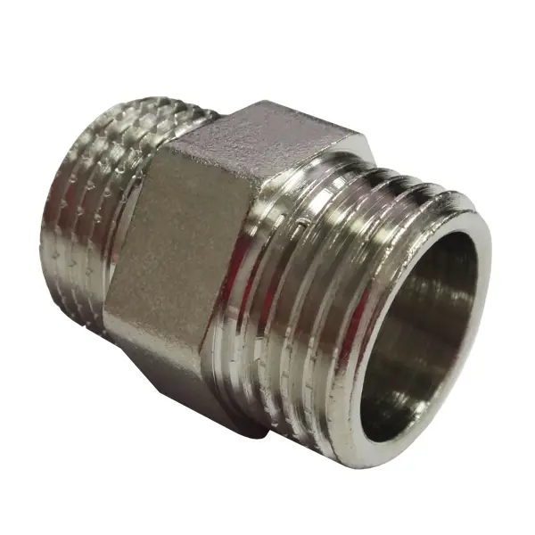 Ниппель Valfex 3/4" НР мм никелированная латунь VF.582.N.034.BIR