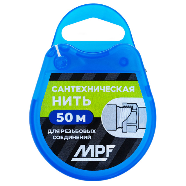 нить сантехническая MPF для резьбовых соединений 50м