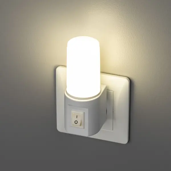 Ночник в розетку светодиодный Ritter Цилиндр с выключателем