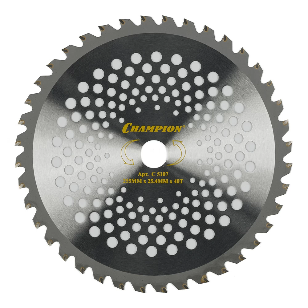 Нож для триммера Champion 255х25,4 мм 40 зубьев (c5107)