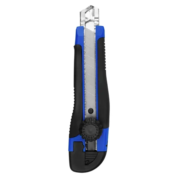 Нож строительный Vertextools 0044-100-18 двухкомпонентный корпус сегментное лезвие 18 мм