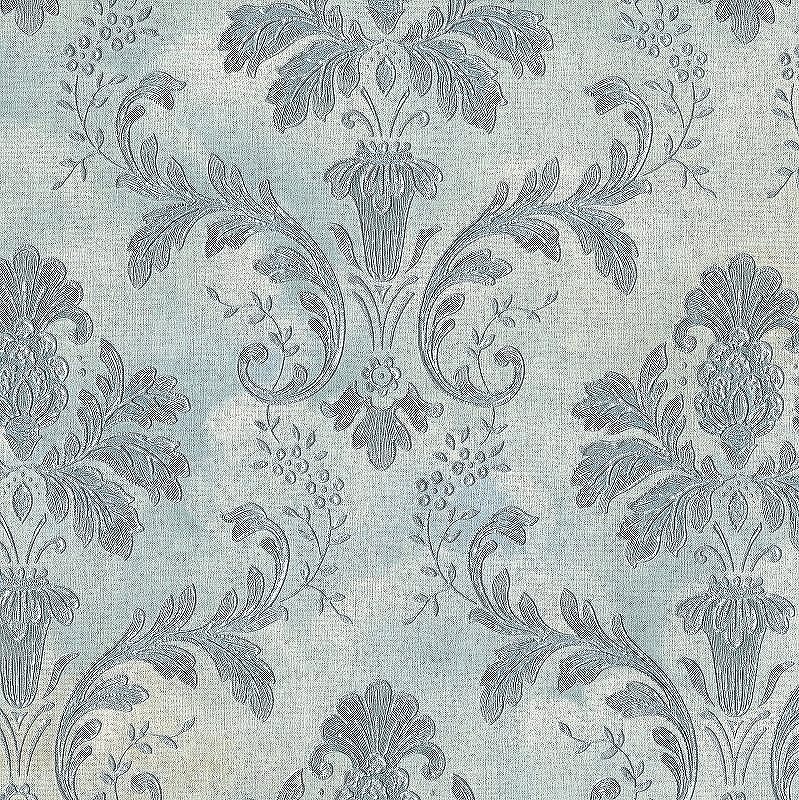 Обои AS Creation Luxury Damask 38894-4 Винил на флизелине (1,06*10,05) Зеленый/Голубой, Дамаск