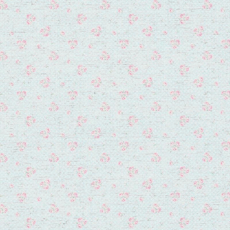 Обои AS Creation Maison Charme 39067-1 Винил на флизелине (0,53*10,05) Голубой/Розовый, Цветы