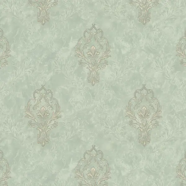 Обои флизелиновые Euro Decor Saphire зеленые 1.06 м ED7259-04