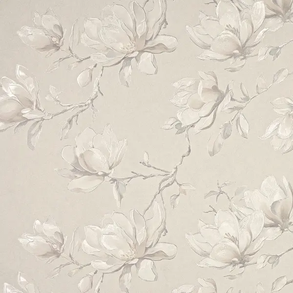 Обои флизелиновые Victoria Stenova Magnolia бежевые 1.06 м VS585101