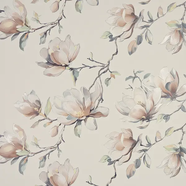 Обои флизелиновые Victoria Stenova Magnolia розовые 1.06 м VS585108