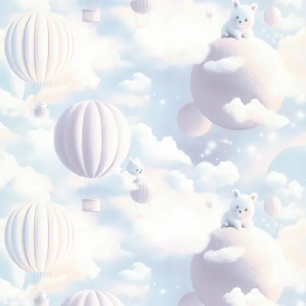 Обои флизелиновые Wall Decor Exclusive Балу голубые 1.06 м 75342-65